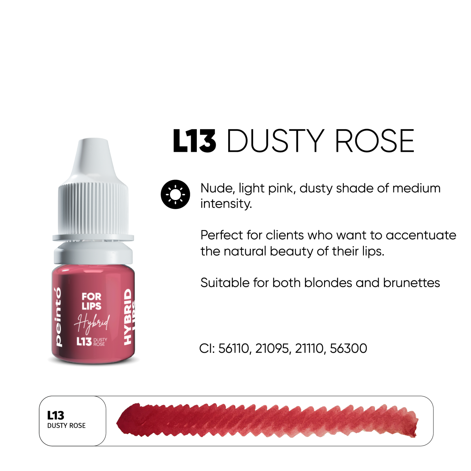 PEINTO ტუჩის პიგმენტი L13 Dusty Rose